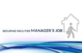 Securing facilities manager’s job