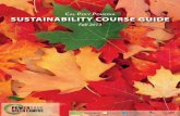 Sustainability Course Guide Fall 2013