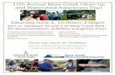 11th Annual Nose Creek Clean up & Watershed Awareness day