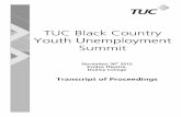 TUC Black Country Youth Unemployment Summit