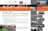 JISC RSC Eastern e-Fair publicity