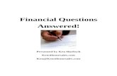 Financial Questions Answered!