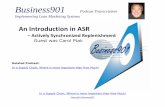 Introduction to ASR