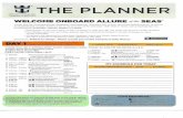 Allure of the Seas Western Caribbean 7 Day Planner