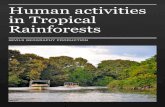 Human activities in Tropical Rainforests