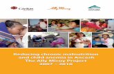 Reducing chronic malnutritionand child anemia in AncashThe Ally Micuy Project2007 – 2010