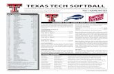 Texas Tech Softball - Red Raider Classic Game Notes