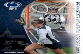 2012 Penn State Women's Lacrosse Yearbook