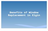 Benefits of window replacement in elgin