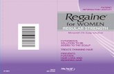 Regaine for women Product informaiton liquid