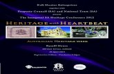 Heritage with heartbeat conference brochure