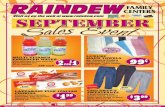 Raindew September Savings