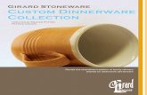 Girard Stoneware Custom Dinnerware Collection