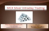 mcx silver intraday trading