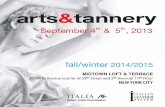 Arts and Tannery - catalog Sept 2013