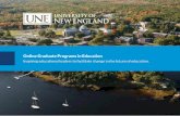 The University of New England: Graduate Programs in Education