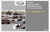 11th Essential Medicines recruitment
