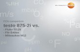 Thermography image comparison testo 875i vs competitors