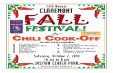 Claremont Fall Festival Valley News Insert