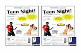 Livingston Youth Center Teen Night