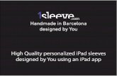 1seeve personalised sleeves for your iPad®