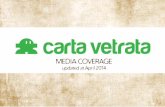 CARTA VETRATA - Media Coverage