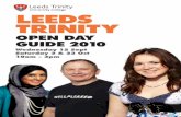 Leeds Trinity autumn Open Day guide