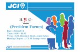 2013 JCIM APCSC President report -  JCI Kuala Lumpur West