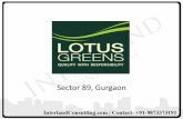 Lotus Greens | Sector - 89 | Gurgaon