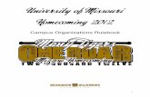 Campus Organizations Rulebook 2012