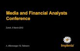 Medien- und Finanzanalystenkonferenz 2012 E