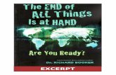 The End of All Things is at Hand - Are You Ready?