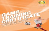 FFA - Game training participants manual