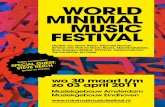 World Minimal Music Festival 2011 - brochure