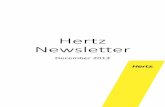 Hertz newsletter december 2013
