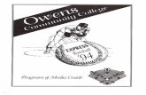 1993-94 Owens Express Baseball Media Guide