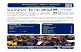 Portsmouth Music Service Summer Term Newsletter