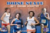 2011 Boise State Cross Country Yearbook