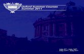 Oxford Summer Courses 2011 Brochure