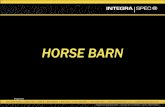 Horse Barn using IntegraSpec