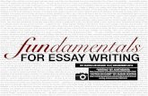 Fundamentals for Essay Writing