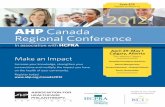 2012 AHP Canada Regional Conference Brochure