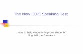 ECPE Speaking - improve performance