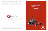 2012 Exmark Full Product Info Guide