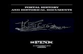 Postal history and Historical documents