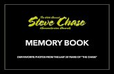 Steve Chase 20th Anniversary Memory Book