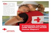 Haiyan Donor Report