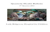 LRH Quarterly Health Bulletin 2013 Q4