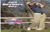 2010 Detroit Men's Golf Guide