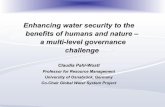 Enhancing water security for the benefit of humans and nature